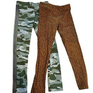 Crewcuts lot of 2 leggings Size 6/7